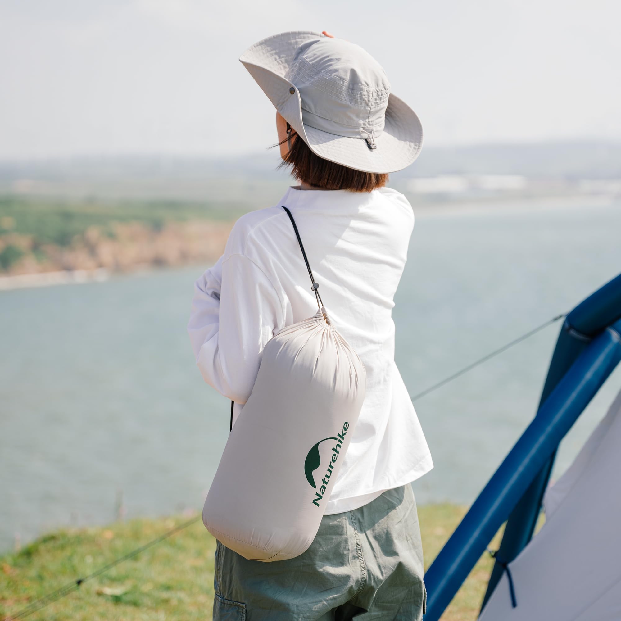 Naturehike Wearable Hooded Poncho Sleeping Bags with Teflon Fabric and Imitation