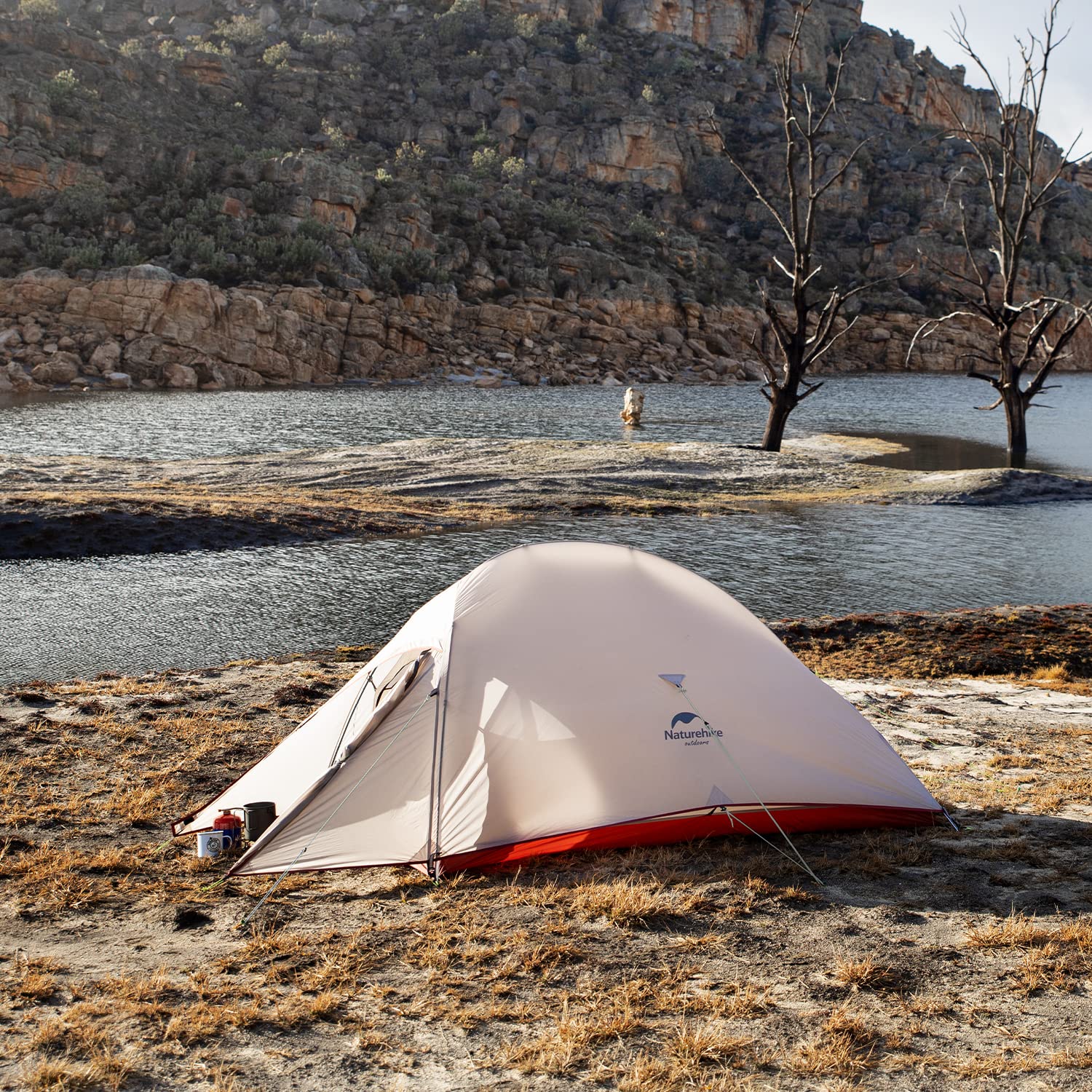 Naturehike Cloud-Up 2 Person Tent Lightweight Backpacking Tent with Footprint -