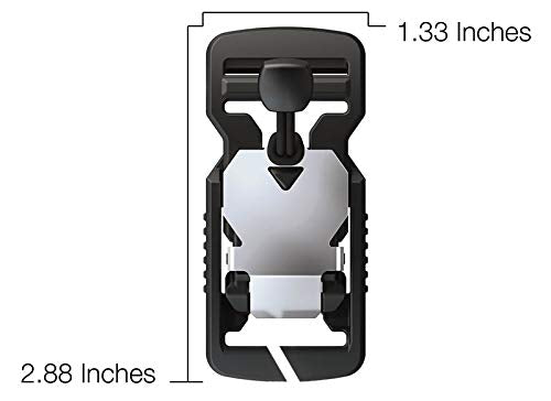 10 - 1 Inch Fidlock® Split Bar V-Buckle with Matte Finish