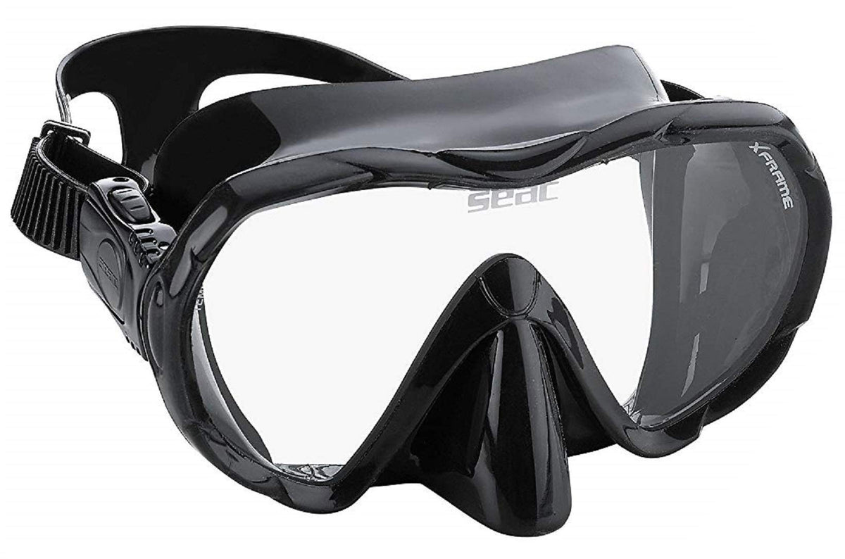 SEAC Snorkeling Package | Comfortable Adult Snorkel Set, Tempered Glass Anti-Fog