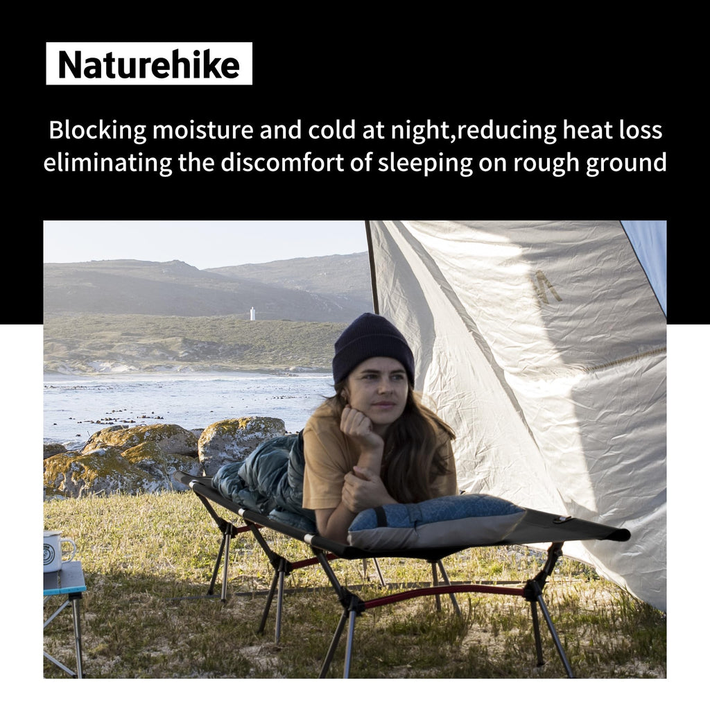 Naturehike ArmyWild Folding Camping Cot, Height Adjustable Ultralight Backpackin, view 5