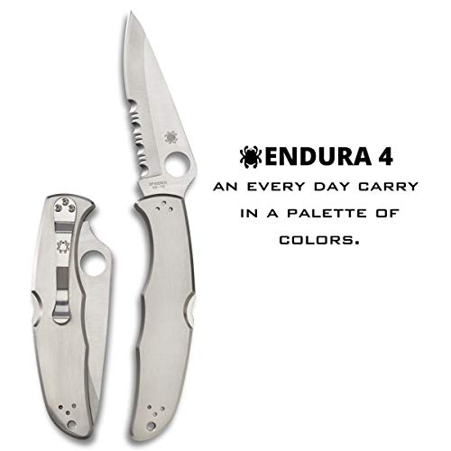 Spyderco Endura 4 Signature Folder Utility Knife with 3.85", view 2