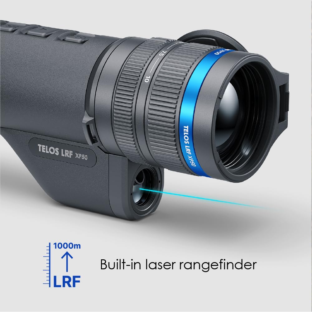 Pulsar Telos LRF XP50 Thermal Imaging Monocular with Laser Range Finder, view 3
