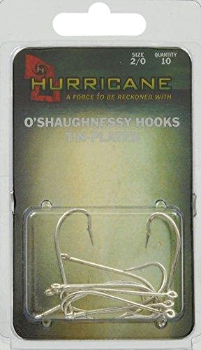 HURRICANE TOS-2/0 O'Shaugnessy Hooks (10Pk) 2/0
