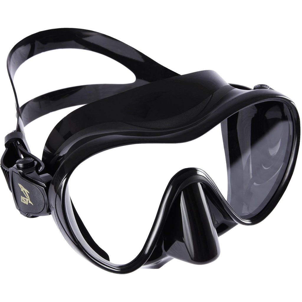 IST MP110 Frameless Dive Mask, Single Panoramic Shatterproof, view 3