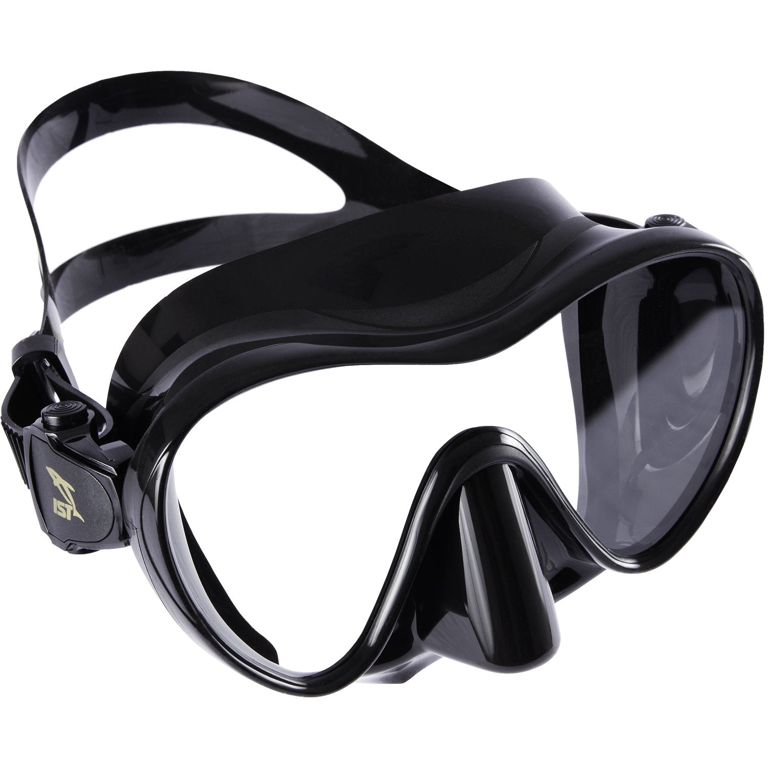 IST MP110 Frameless Dive Mask, Single Panoramic Shatterproof