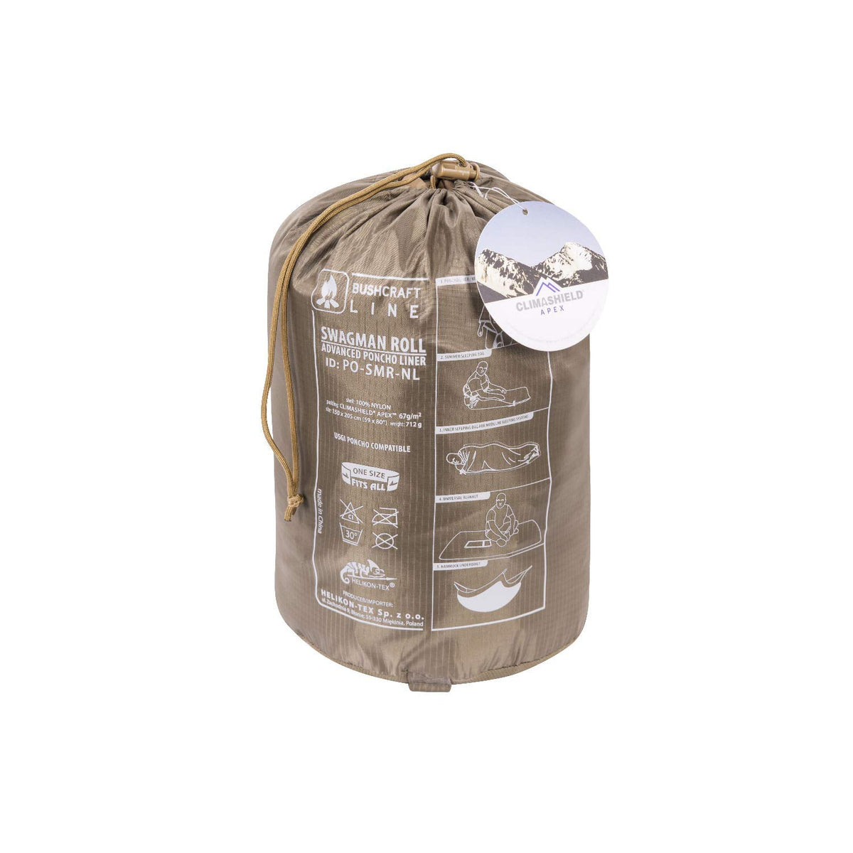 Helikon-Tex Swagman Roll Military Poncho - Multi-purpose