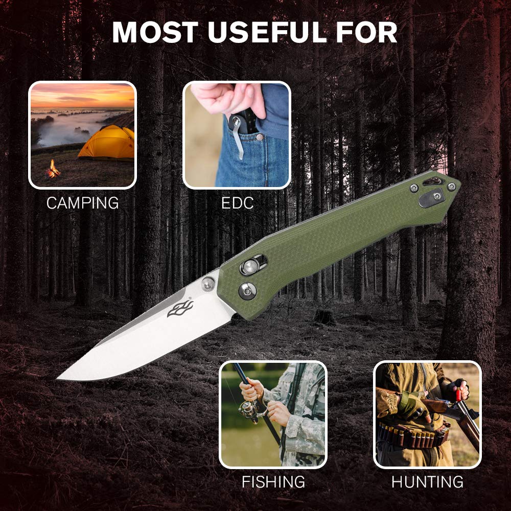 Firebird Ganzo FB7651-GR Pocket Folding Knife 440C