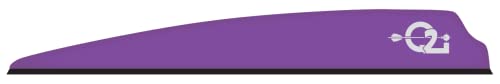 Q2i Q200411 Fusion X-II SL 100 Pack 1.75" Violet Archery Arrow Vanes…