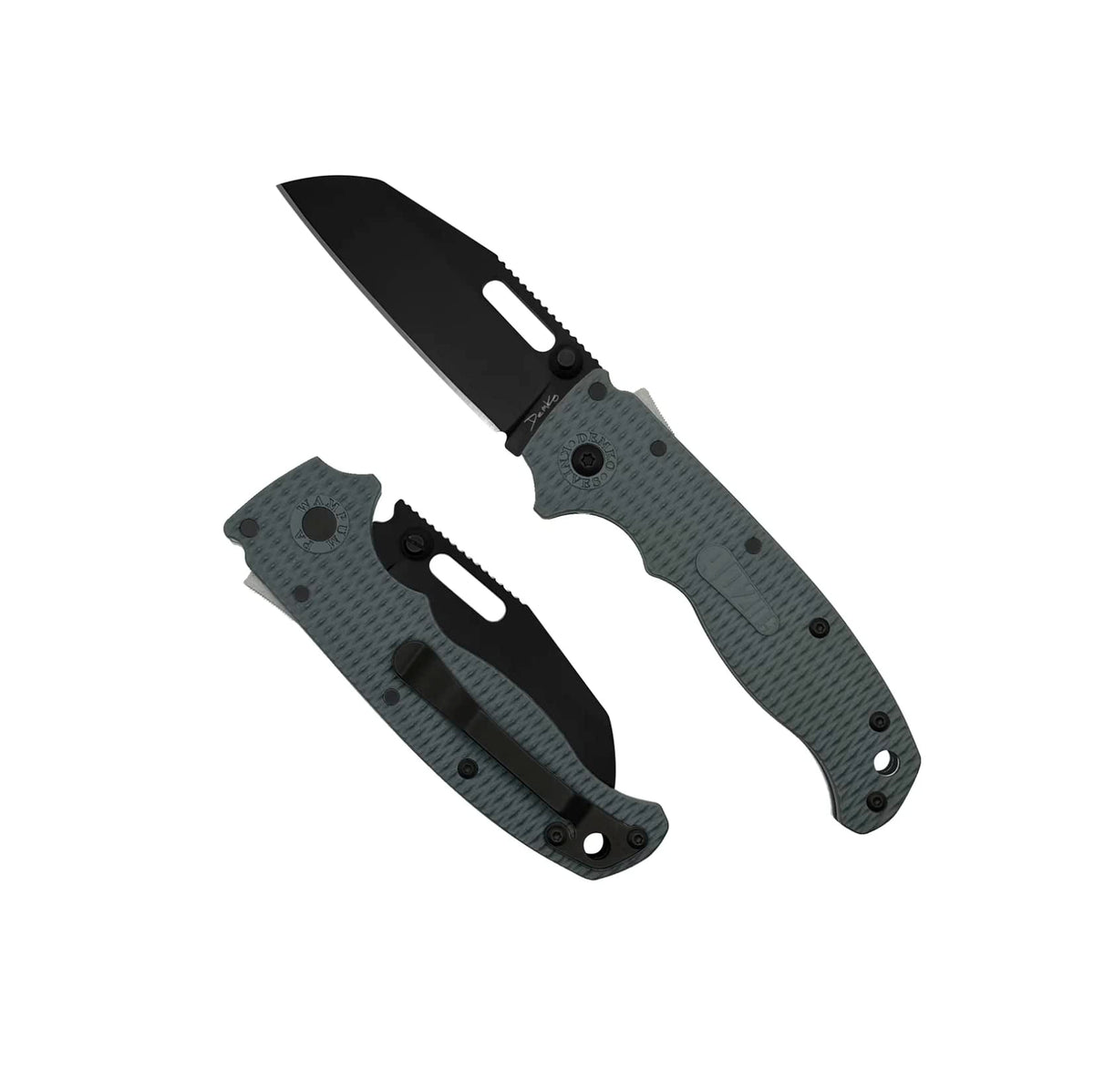 Demko Knives AD20.5 Shark Lock Folding Knife D2 Blade AD 20.5 Grivory Handle Fli