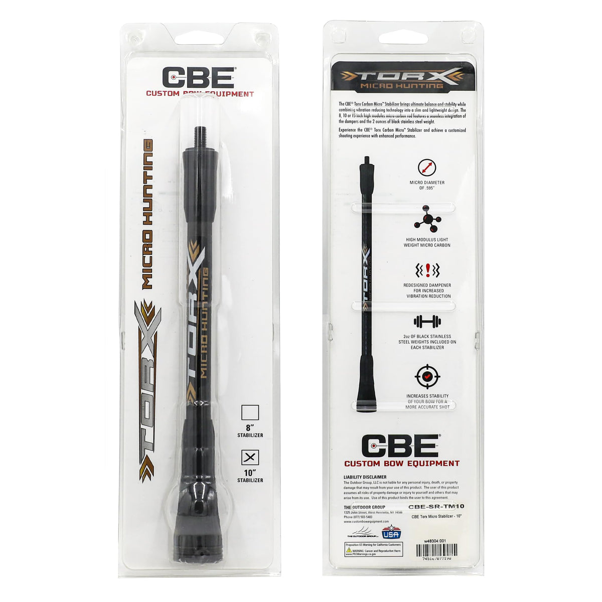 CBE Torx Micro Stabilizer - 10"