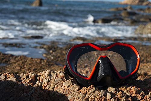 SEAC Icona S/BL Black/RED Mask