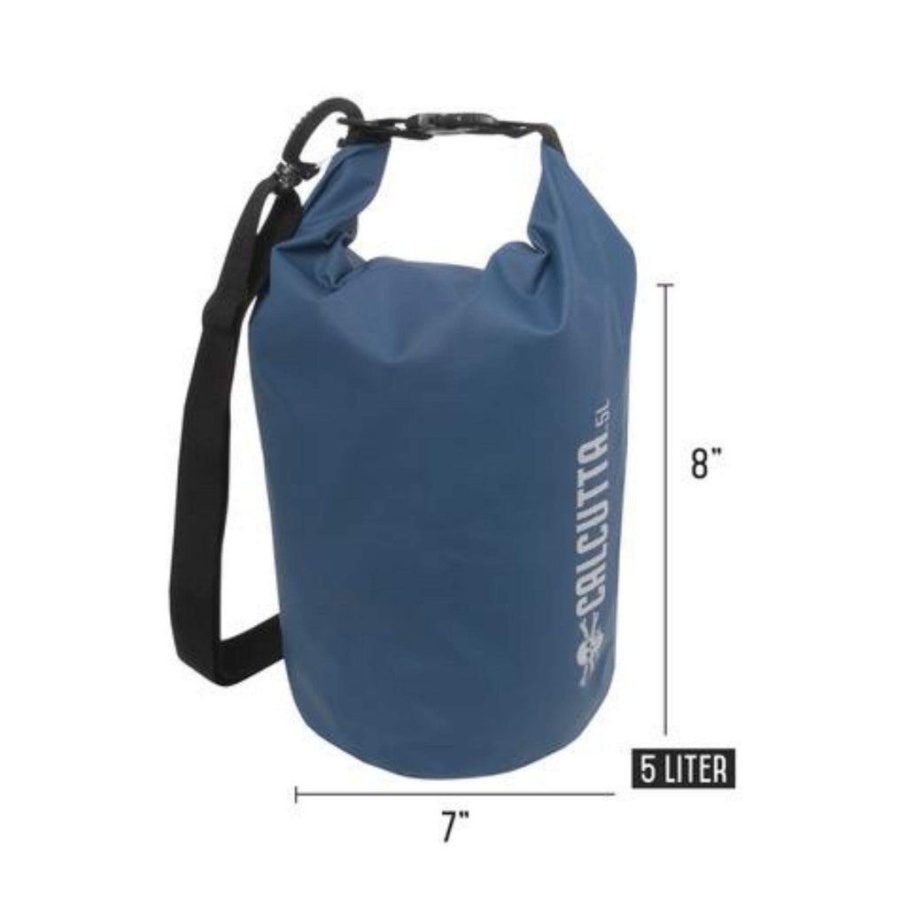 Calcutta Outdoors Waterproof Dry Bag, 5 Liter, Black – Lightweight Roll Top Gear, view 5