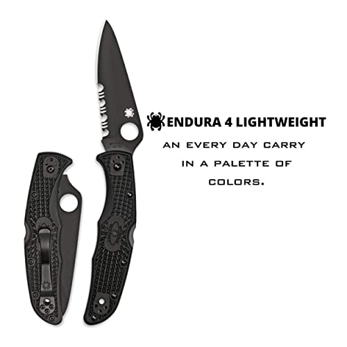 Spyderco Endura4 Nylon Combo Edge/Black, view 4