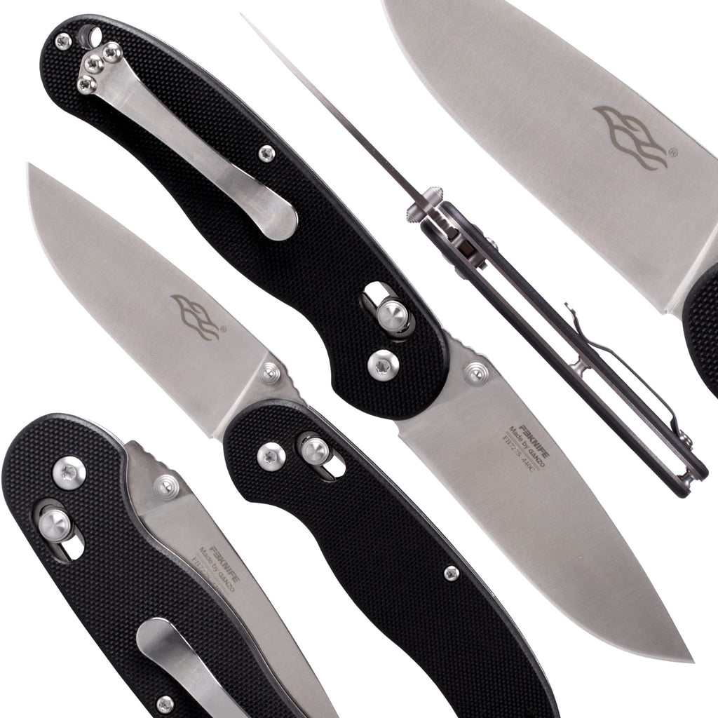 Firebird GANZO FB727S-BK Folding Pocket Knife 440C Stainless, view 3