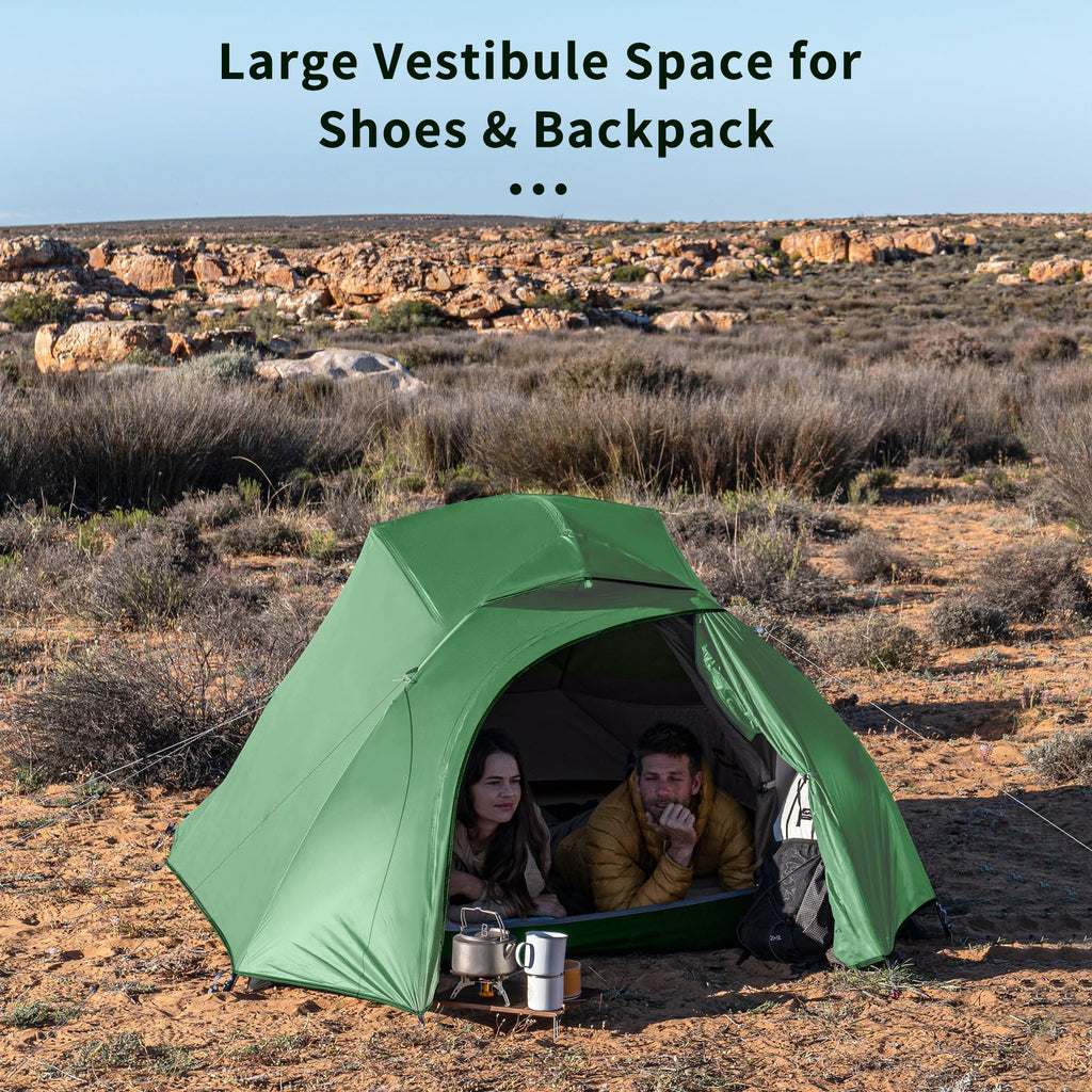 Naturehike Cloud-Up 3 Person Tent Lightweight Backpacking Tent with Footprint -, view 6