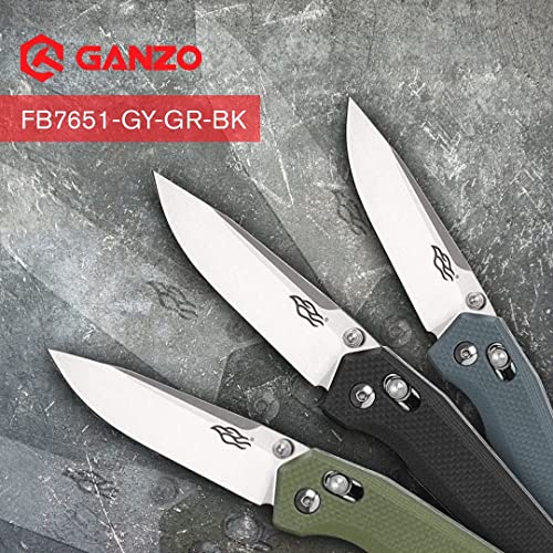 Ganzo Firebird FB7651 - BK 440C Blade G10 Handle Pocket Folding, view 8