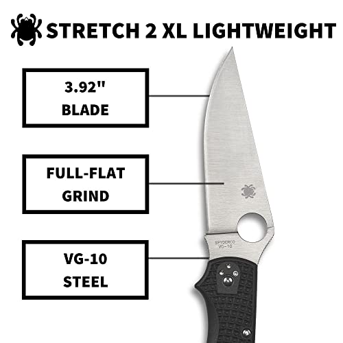 Spyderco Stretch 2 XL Signature Lightweight Pocket Knife with 3.43"