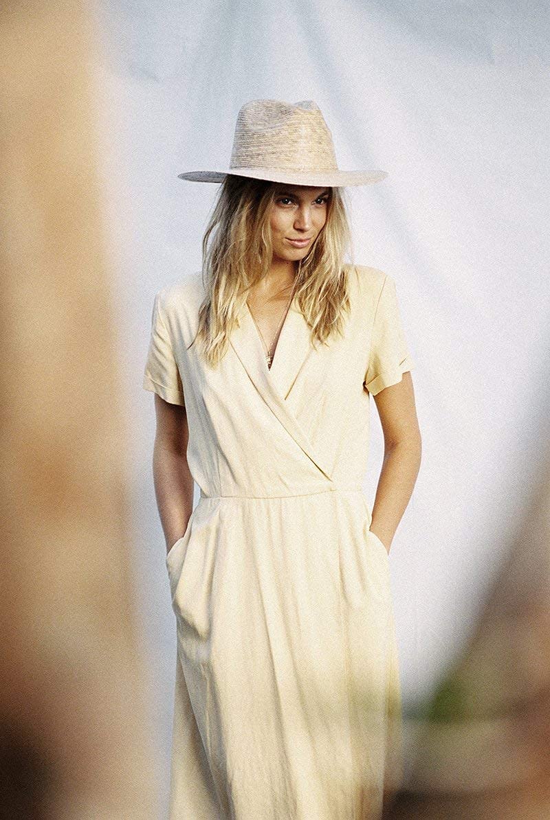 Lack of Color Women's Palma Fedora (Large/X-Large, Natural)