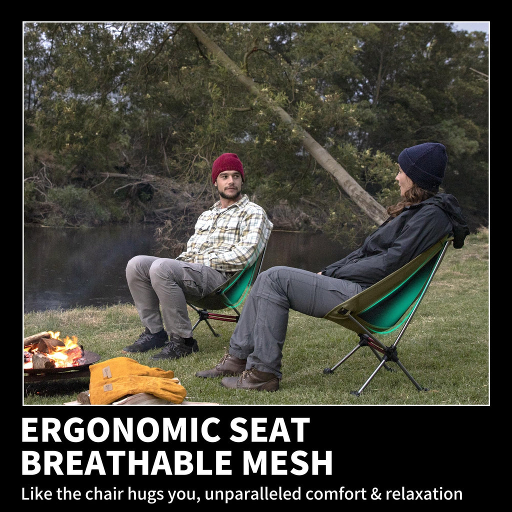 Naturehike YL08 Ultralight Camping Chair, 2.12 LBS Portable Backpacking Chair wi, view 5