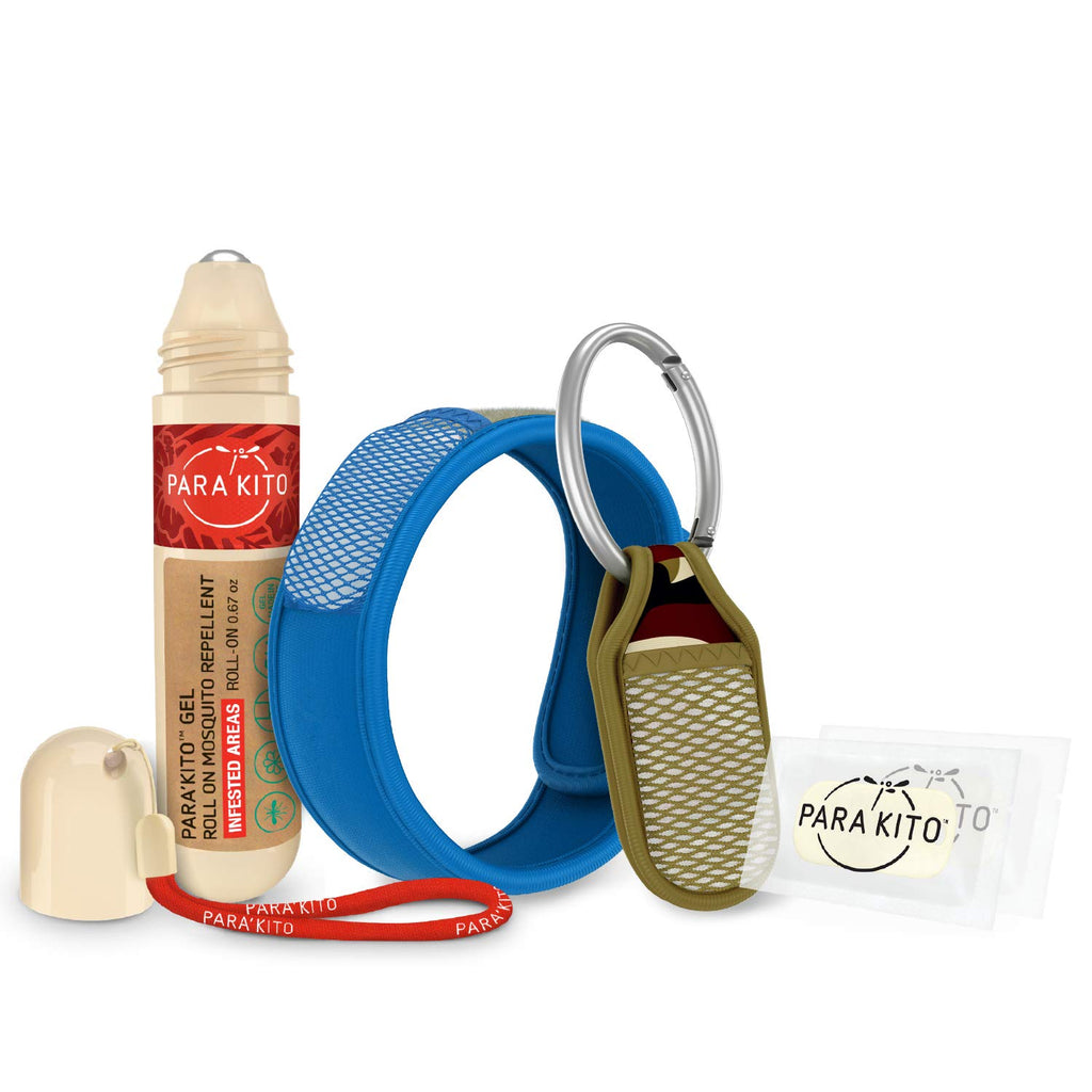 PARA'KITO Mosquito Repellent Bundle - 1 Roll-on | 1 Wristband | 1 Clip