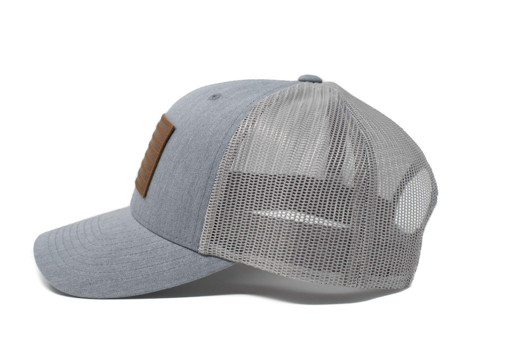 13 STRIPES American Flag Hat – Leather Patch Mesh Back American Flag Snapback Ha, view 2