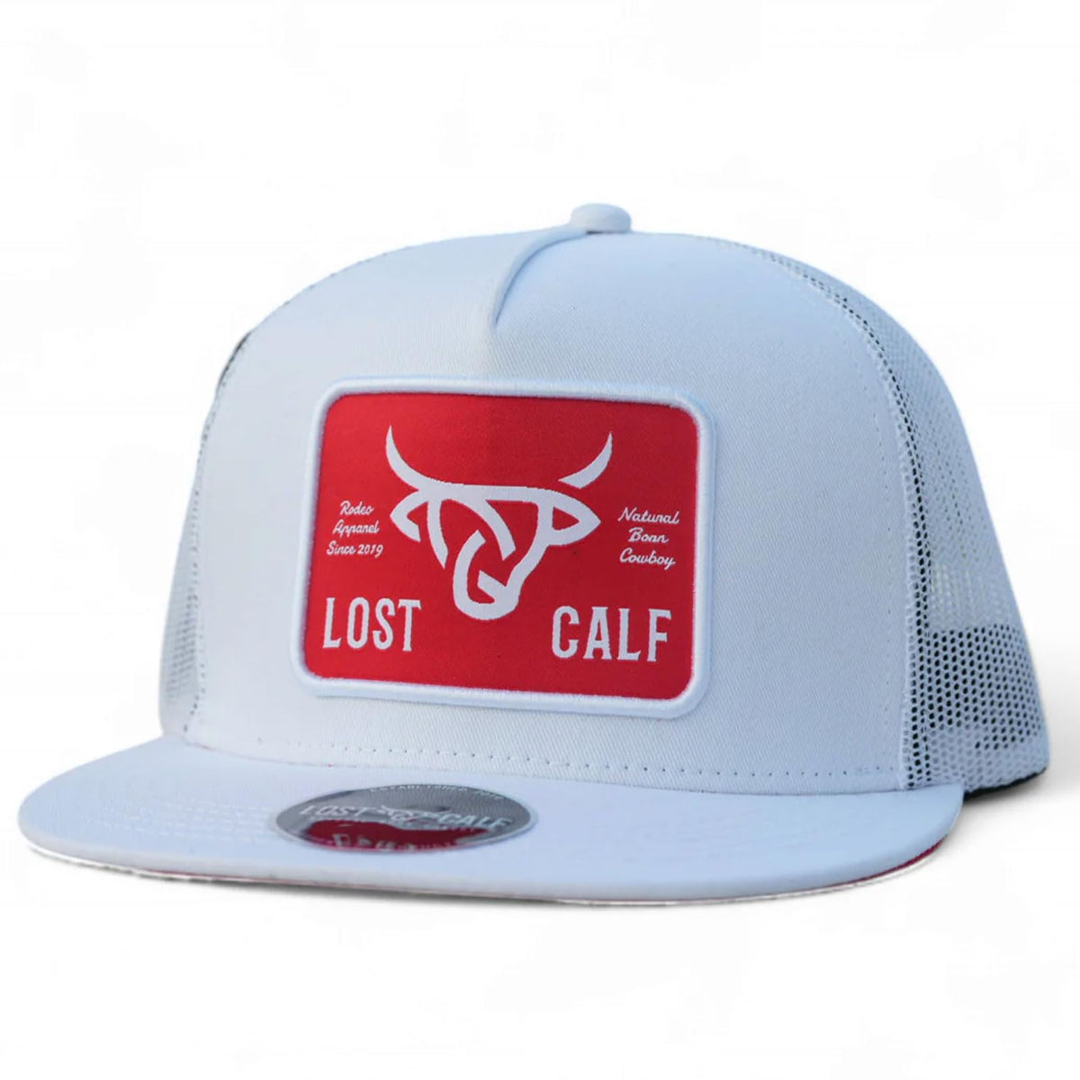 Lost Calf Flat Plate White RED