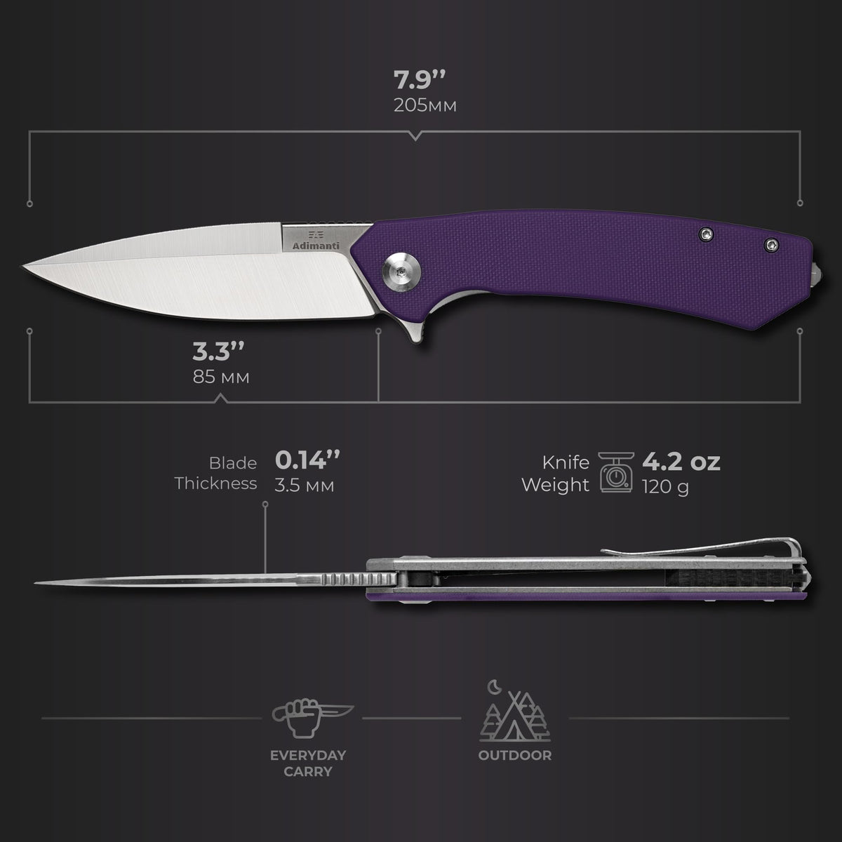 Firebird GANZO Adimanti Skimen Pocket Folding Knife