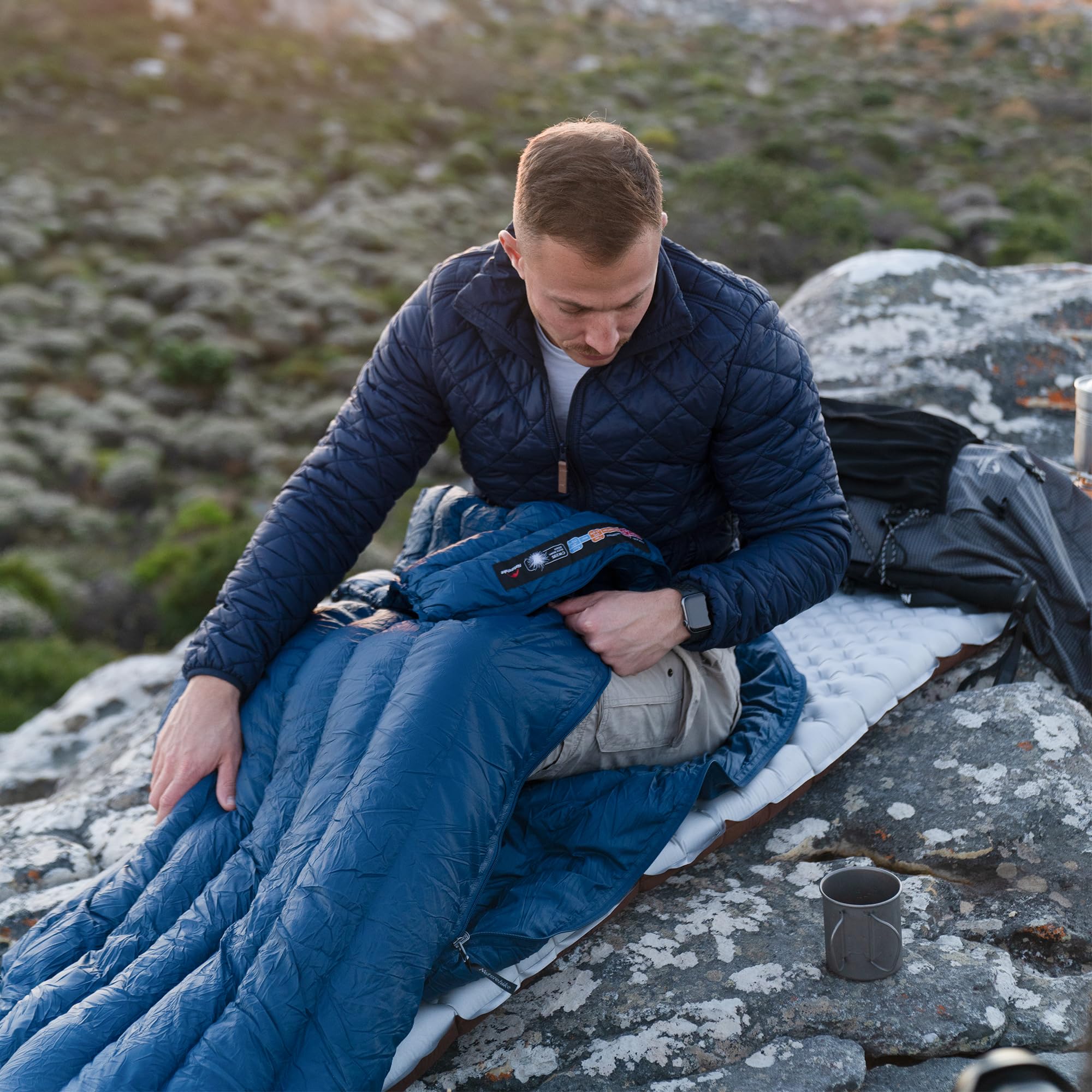 Naturehike 1.74lbs Ultralight Sleeping Bag, 750 Fill Power Duck Down Sleeping Ba
