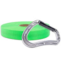 Rock-N-Rescue Heavyweight Nylon Tubular Webbing Neon Green 50 ft Bundle w/Phanto