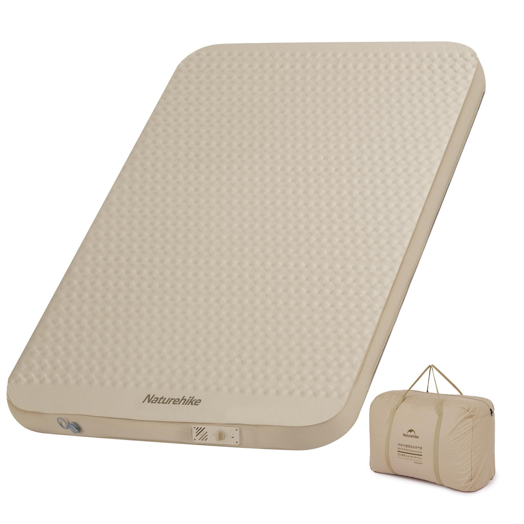 Naturehike 4.72’’ Thick Self-Inflating Sleeping Pad with Lighter Foam and Electr