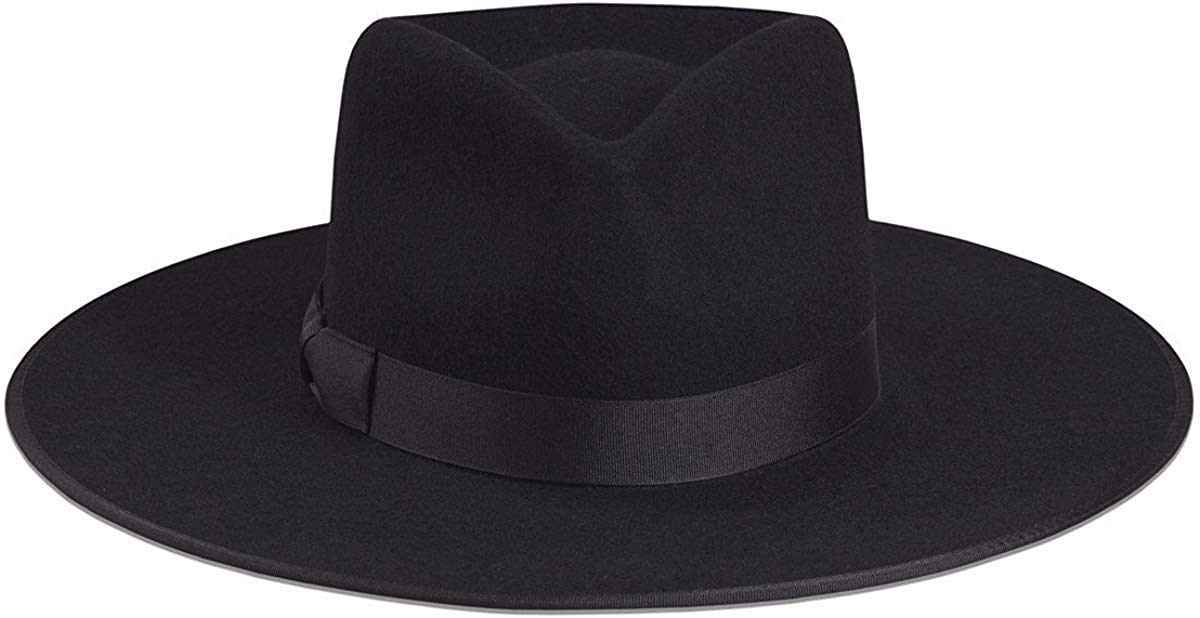 Lack of Color Women's Rancher Fedora Hat (Noir, Small (55 cm))