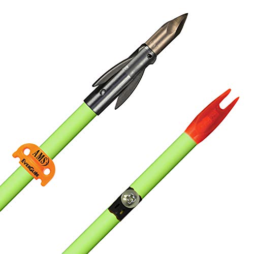 AMS Bowfishing A206-FLO Fluorescent Green Fiberglass Arrow