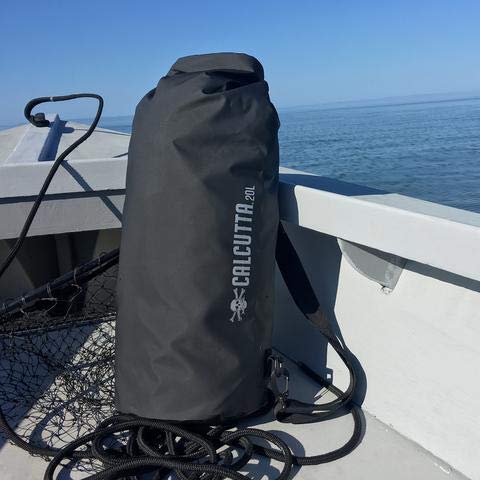 Calcutta Outdoors Waterproof Dry Bag, 10 Liter, Black – Lightweight Roll Top Gea