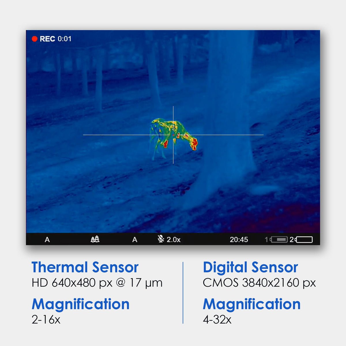 Pulsar Multispectral Thermion Duo DXP55 Thermal Riflescope