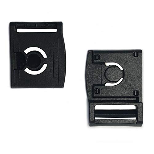FIDLOCK Magnetic Snap Buckle - Black - 25mm - 3 Pack