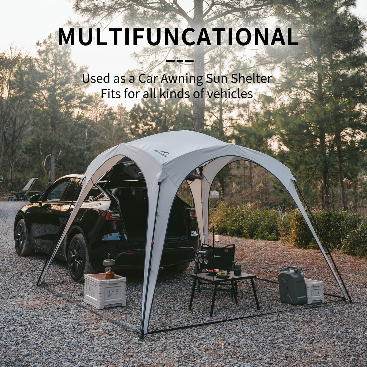 Naturehike Canopy Tent 10 x 10, 60S Easy Setup Instant Pop up Tent, Camping Sun