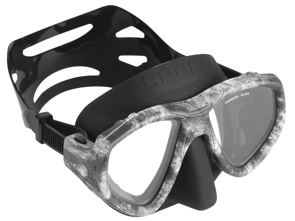 SEAC Motus Tris Freediving and Spearfishing Set Motus Long fins One Diving mask