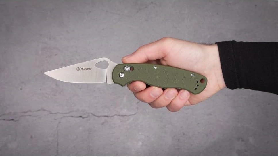 Ganzo G729-GR Folding Pocket Knife 440C Stainless
