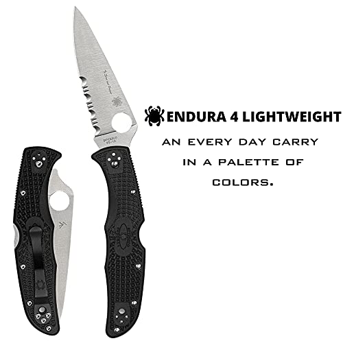 Spyderco Endura 4 Lightweight Knife with Flat Ground