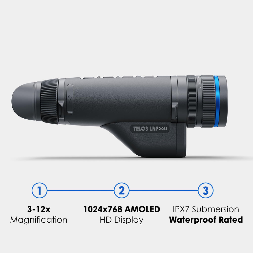 Pulsar Telos XQ35 Thermal Imaging Monocular, view 7