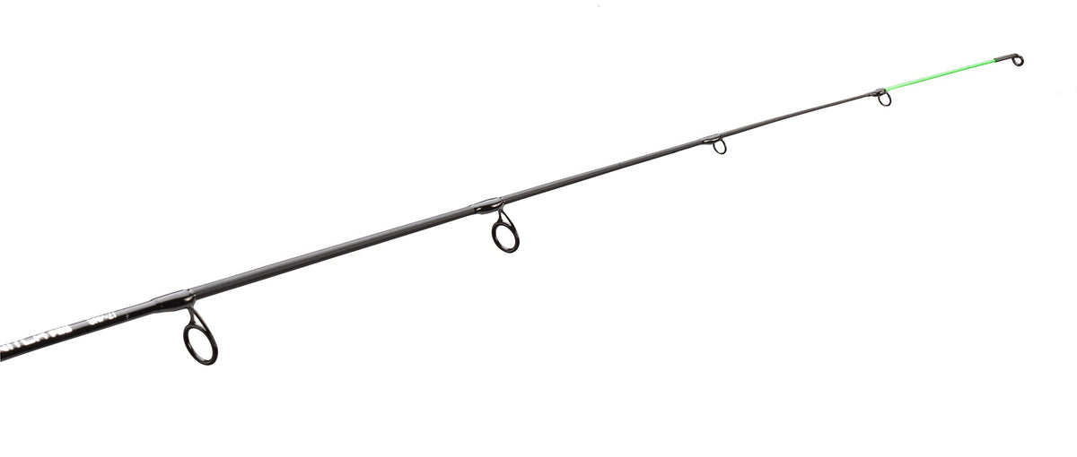 13 Fishing - The Snitch Pro - Ice Fishing Rods - Flex-Core Quick Action Tip, Bla