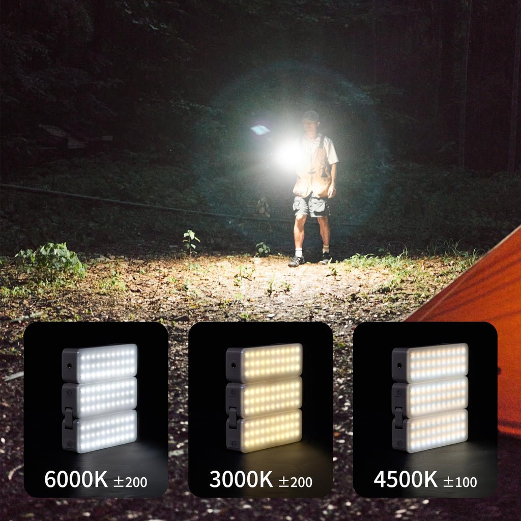 Naturehike FoldLight 2000LM Camping Lantern, IP54 Waterproof Folding Fill Light, view 4