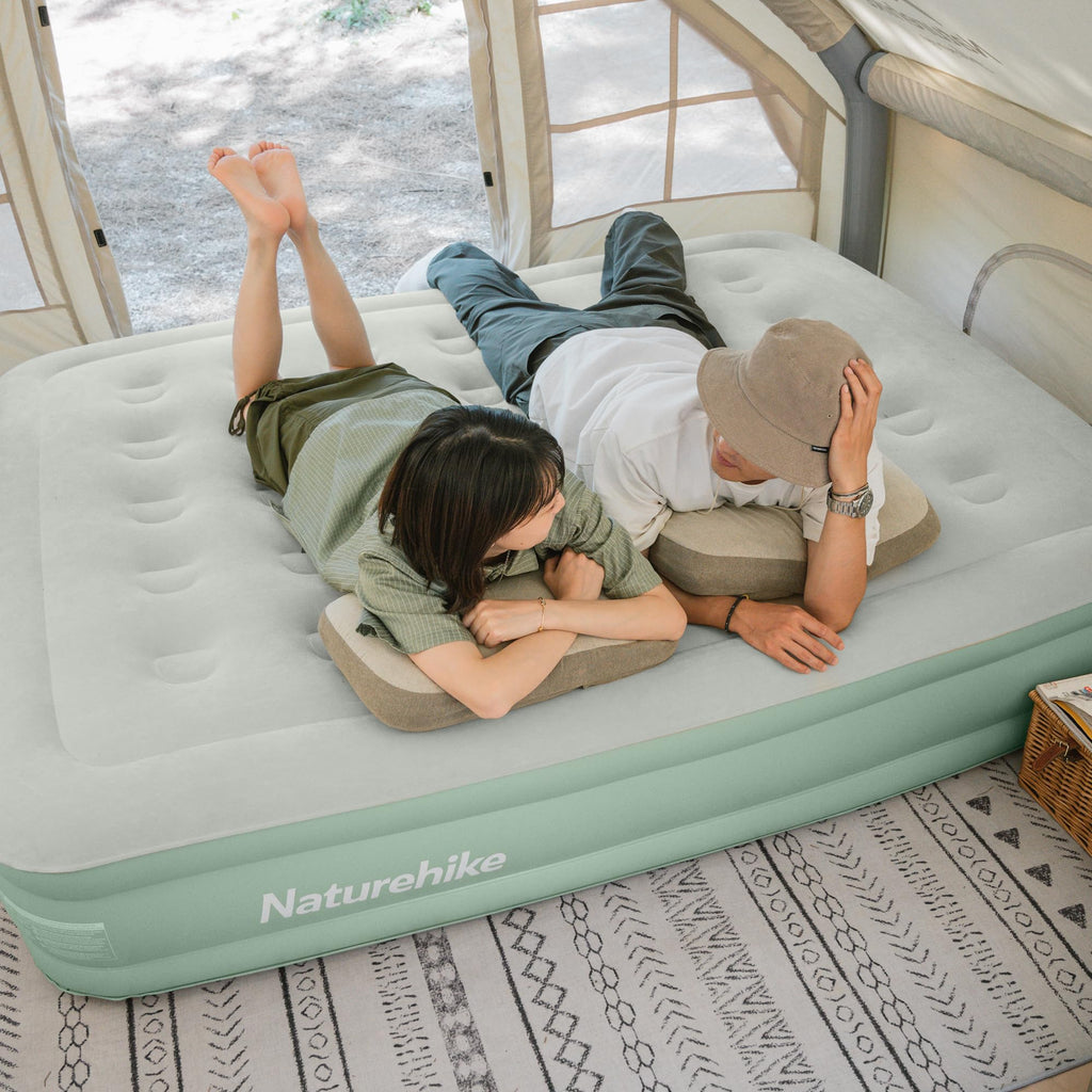 Naturehike Raised Twin Size Air Mattress, Camping Inflatable Bed with Built-in E, view 7