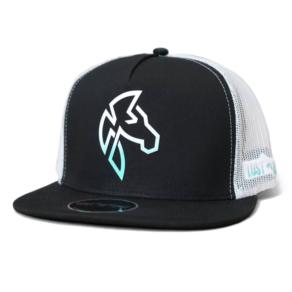 Lost Calf Horse 3D Logo Black White - Hats Cap, One Size-X-Large