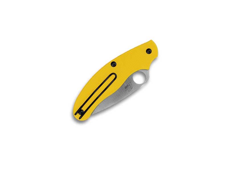 Spyderco C94SYL UK Penknife Salt Yellow LC200N, view 2