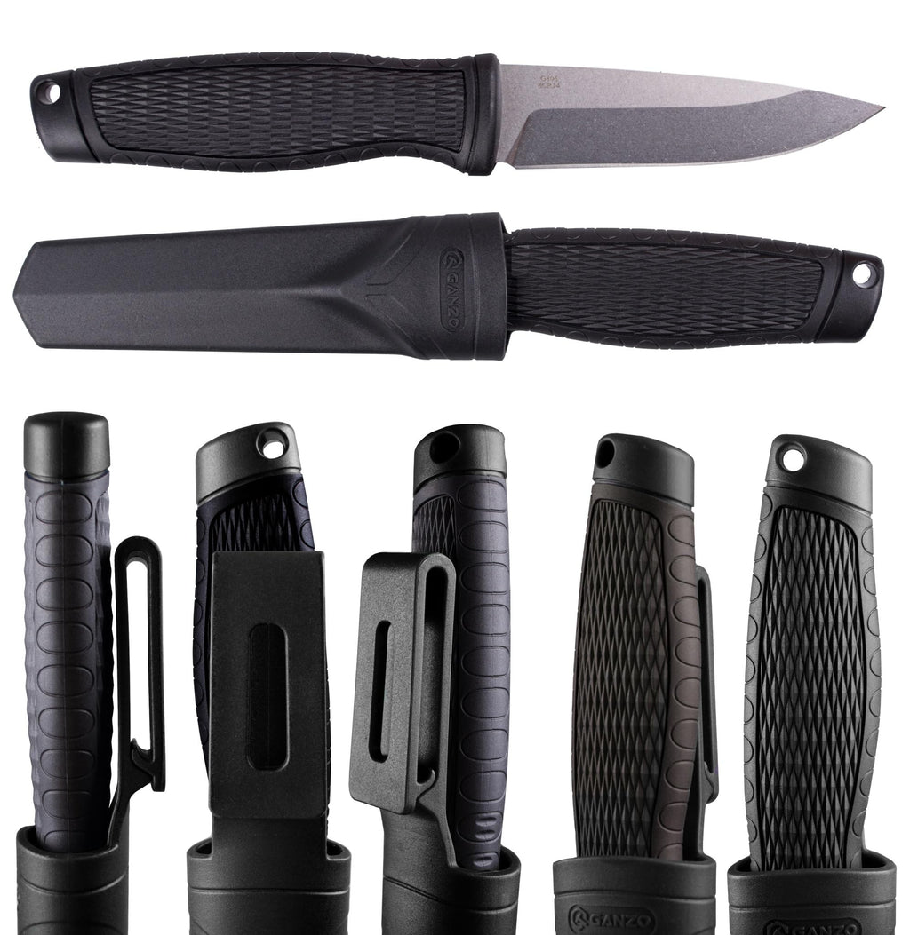 Ganzo G806-BK Fixed Blade Knife 8CR14 Stainless