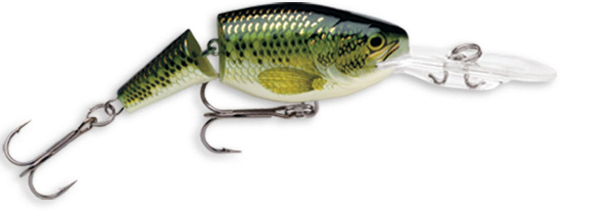 Rapala Jointed Shad Rap 07 Fishing lure, 2.75-Inch, Baby Bass