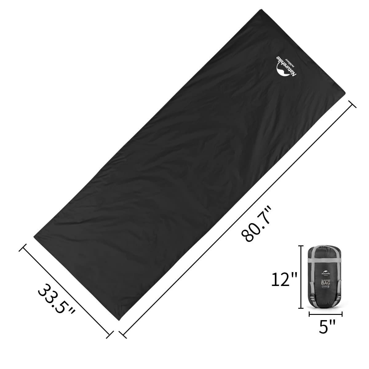Naturehike Ultralight Sleeping Bag - Envelope Lightweight Portable, Waterproof,