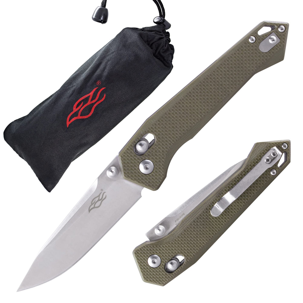 Firebird Ganzo FB7651-GR Pocket Folding Knife 440C